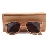 Maxbell Sunglasses Case Travel Bamboo Wood Box for Eyeglasses for Sunglasses Eyewear