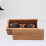Maxbell Sunglasses Case Travel Bamboo Wood Box for Eyeglasses for Sunglasses Eyewear