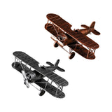Maxbell Diecast Metal Plane Great Souvenir Aircraft Ornaments for Bedroom Home Shelf Bronze