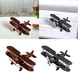 Maxbell Diecast Metal Plane Great Souvenir Aircraft Ornaments for Bedroom Home Shelf Bronze