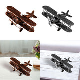 Maxbell Diecast Metal Plane Great Souvenir Aircraft Ornaments for Bedroom Home Shelf Bronze