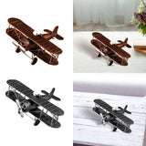 Maxbell Diecast Metal Plane Great Souvenir Aircraft Ornaments for Bedroom Home Shelf Bronze