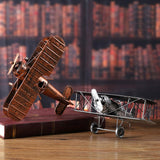 Maxbell Diecast Metal Plane Great Souvenir Aircraft Ornaments for Bedroom Home Shelf Bronze