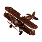 Maxbell Diecast Metal Plane Great Souvenir Aircraft Ornaments for Bedroom Home Shelf Bronze