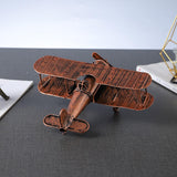 Maxbell Diecast Metal Plane Great Souvenir Aircraft Ornaments for Bedroom Home Shelf Bronze
