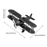 Maxbell Diecast Metal Plane Great Souvenir Aircraft Ornaments for Bedroom Home Shelf Silver