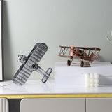 Maxbell Diecast Metal Plane Great Souvenir Aircraft Ornaments for Bedroom Home Shelf Silver