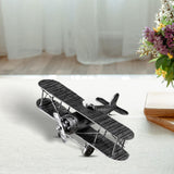 Maxbell Diecast Metal Plane Great Souvenir Aircraft Ornaments for Bedroom Home Shelf Silver