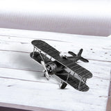Maxbell Diecast Metal Plane Great Souvenir Aircraft Ornaments for Bedroom Home Shelf Silver