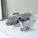 Maxbell Diecast Metal Plane Great Souvenir Aircraft Ornaments for Bedroom Home Shelf Silver