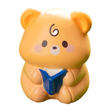 Maxbell Butter Bears Figurine Display Ornament Collectible Toy for Bedroom Shelf Desk reading