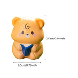 Maxbell Butter Bears Figurine Display Ornament Collectible Toy for Bedroom Shelf Desk reading