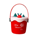 Maxbell Christmas Gift Bag Xmas Party Supplies Holiday Gift Wrap Friends Kids Adults Cylinder Red Deer