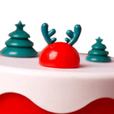 Maxbell Christmas Gift Bag Xmas Party Supplies Holiday Gift Wrap Friends Kids Adults Cylinder Red Deer