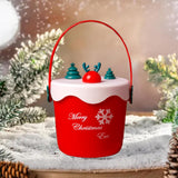 Maxbell Christmas Gift Bag Xmas Party Supplies Holiday Gift Wrap Friends Kids Adults Cylinder Red Deer