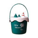 Maxbell Christmas Gift Bag Xmas Party Supplies Holiday Gift Wrap Friends Kids Adults Cylinder Snowman