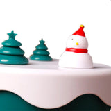 Maxbell Christmas Gift Bag Xmas Party Supplies Holiday Gift Wrap Friends Kids Adults Cylinder Snowman