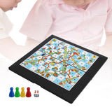 Maxbell Snake and Ladders Board Game Travel Game Portable for Family Adults Children
