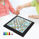 Maxbell Snake and Ladders Board Game Travel Game Portable for Family Adults Children