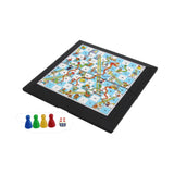 Maxbell Snake and Ladders Board Game Travel Game Portable for Family Adults Children