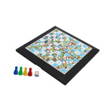 Maxbell Snake and Ladders Board Game Travel Game Portable for Family Adults Children