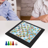 Maxbell Snake and Ladders Board Game Travel Game Portable for Family Adults Children