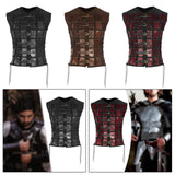 Maxbell Samurai Armor Steampunk Chest Armor for Party Halloween Pirate black