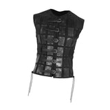 Maxbell Samurai Armor Steampunk Chest Armor for Party Halloween Pirate black