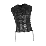 Maxbell Samurai Armor Steampunk Chest Armor for Party Halloween Pirate black