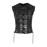 Maxbell Samurai Armor Steampunk Chest Armor for Party Halloween Pirate black