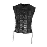 Maxbell Samurai Armor Steampunk Chest Armor for Party Halloween Pirate black
