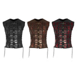 Maxbell Samurai Armor Steampunk Chest Armor for Party Halloween Pirate black