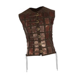 Maxbell Samurai Armor Steampunk Chest Armor for Party Halloween Pirate brown