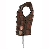 Maxbell Samurai Armor Steampunk Chest Armor for Party Halloween Pirate brown