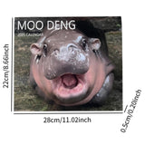 Maxbell Hippopotamuses 2025 Calendar Christmas Calendar Gift Hippos Monthly Calender Style A