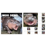 Maxbell Hippopotamuses 2025 Calendar Christmas Calendar Gift Hippos Monthly Calender Style A