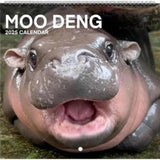 Maxbell Hippopotamuses 2025 Calendar Christmas Calendar Gift Hippos Monthly Calender Style A