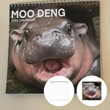 Maxbell Hippopotamuses 2025 Calendar Christmas Calendar Gift Hippos Monthly Calender Style A