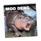Maxbell Hippopotamuses 2025 Calendar Christmas Calendar Gift Hippos Monthly Calender Style B