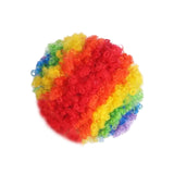Maxbell Fan Wig Multicolor Colorful Clown Afro Wig for Adults Kids Halloween