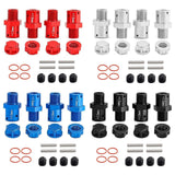 Maxbell 4 Pieces 1/8 1/7 RC Car Coupling DIY Accessory Replacement for Crawler Model black