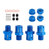 Maxbell 4 Pieces 1/8 1/7 RC Car Coupling DIY Accessory Replacement for Crawler Model blue