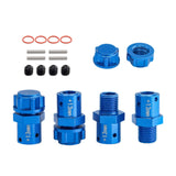 Maxbell 4 Pieces 1/8 1/7 RC Car Coupling DIY Accessory Replacement for Crawler Model blue
