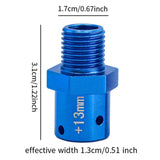 Maxbell 4 Pieces 1/8 1/7 RC Car Coupling DIY Accessory Replacement for Crawler Model blue