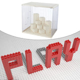 Maxbell Showcase Stackable Dustproof Figures Display Stand Storage Case Display Case beige