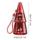 Maxbell Drinking Tumbler Cup 500ml Christmas Straw Cup for Tea Cold Water Girls Boys Red