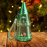 Maxbell Drinking Tumbler Cup 500ml Christmas Straw Cup for Tea Cold Water Girls Boys Green