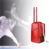 Maxbell Fencing Bag Versatile Nylon Cloth Handbag for Enthusiast Adults Professional red