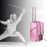 Maxbell Fencing Bag Versatile Nylon Cloth Handbag for Enthusiast Adults Professional pink