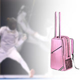 Maxbell Fencing Bag Versatile Nylon Cloth Handbag for Enthusiast Adults Professional pink
